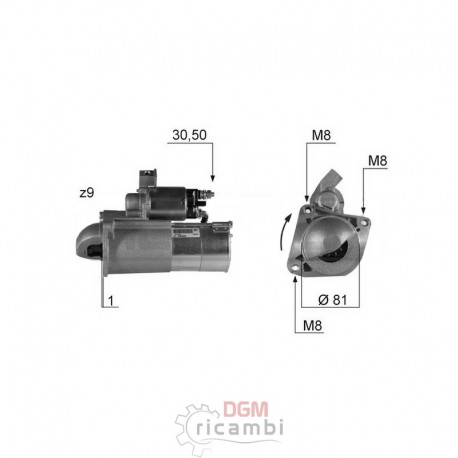 Motorino d'avviamento 220331 versione A.