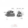 Motorino d'avviamento 220396 versione A.