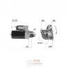 Motorino d'avviamento 220435 versione A.